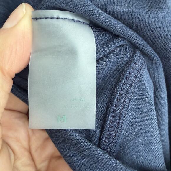 Bombshell Sportswear Athletic Bodysuit Medium Cosmic Blue Heather Gym Jumpsuit - Picture 9 of 12